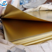 1mm Brass Plate CuZn30 CuZn35 CuZn37 H65 H60 H62 Brass Sheet